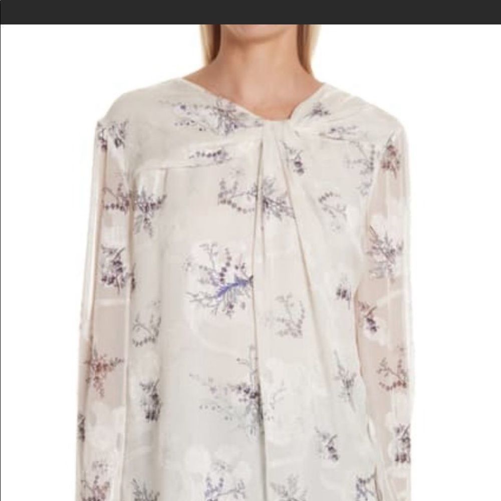 Grey by Jason Wu - Winter Floral Silk Blouse - size 4